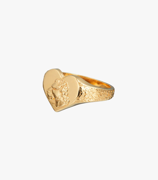 Leafy Gold Ring