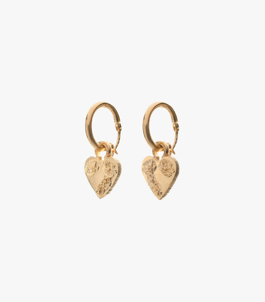 Pretty Pure Gold Earrings