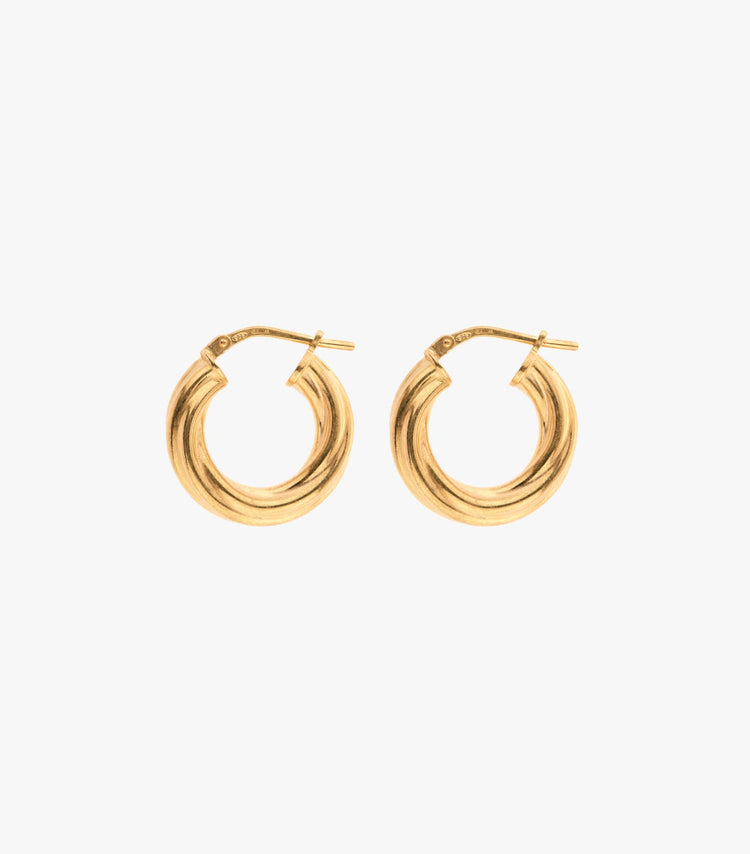 White-Gold Dangle Earrings