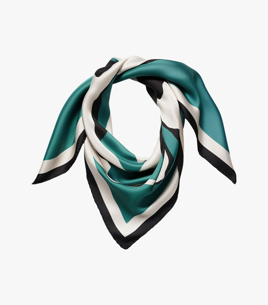 Linen Square Neck Scarf